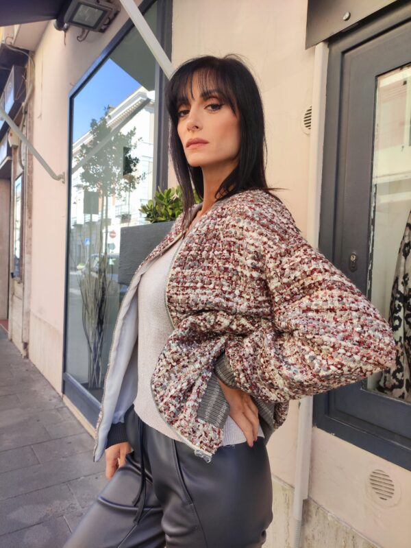 ECO bomber jacquard