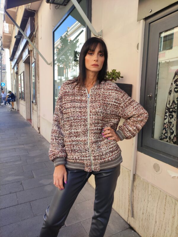 ECO bomber jacquard