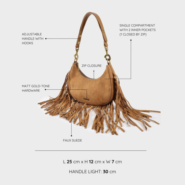 LABEL ROSE SHIRLEY CAMEL - immagine 3