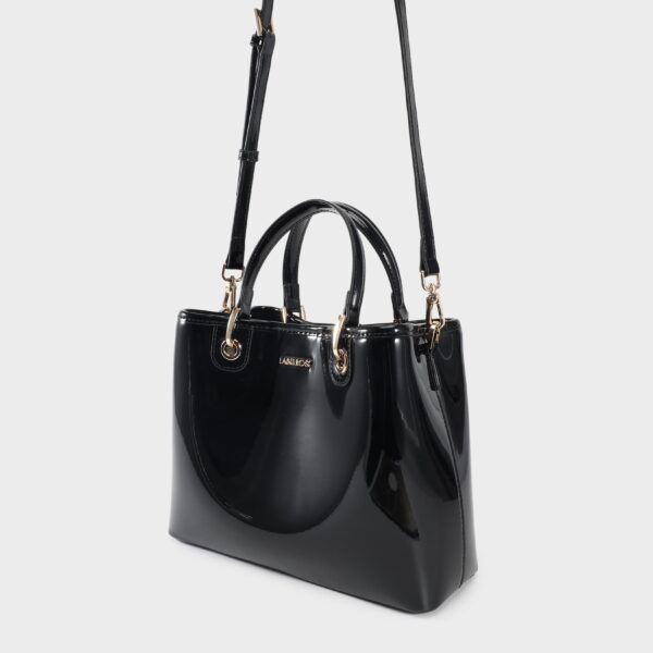 label rose MARGOT BIG VERNICE BLACK - immagine 2