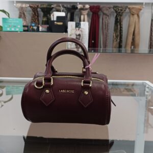 label rose Borsa a mano Bauletto EROS - burgundi