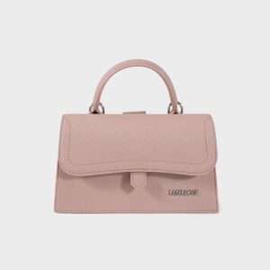 Label Rose PAIGE SAFFIANO - BLUSH