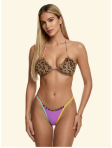 Bikini Donna F**K Fascia con Slip Fisso Fantasia SW0112-X10
