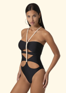 Trikini Donna F**K Nero SW0452-BK