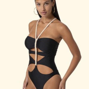 Trikini Donna F**K Nero SW0452-BK