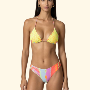 Bikini Donna F**K Triangolo con Slip Americano Fisso Fantasia SW2103-X35